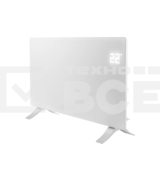 Конвектор Denzel OptiPrime-2000 белый, 2000 Вт, 25 м2, термостат, дисплей, WiFi