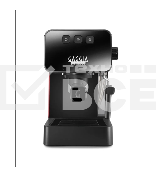 Кофеварка рожковая Gaggia EG2111/03 Style красный/черный, чалды, 1.2 л, 1900 Вт, 15 бар