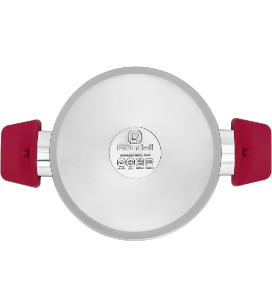Кастрюля Rondell Strike RDS-813, 2л, 18см, с крышкой, сталь