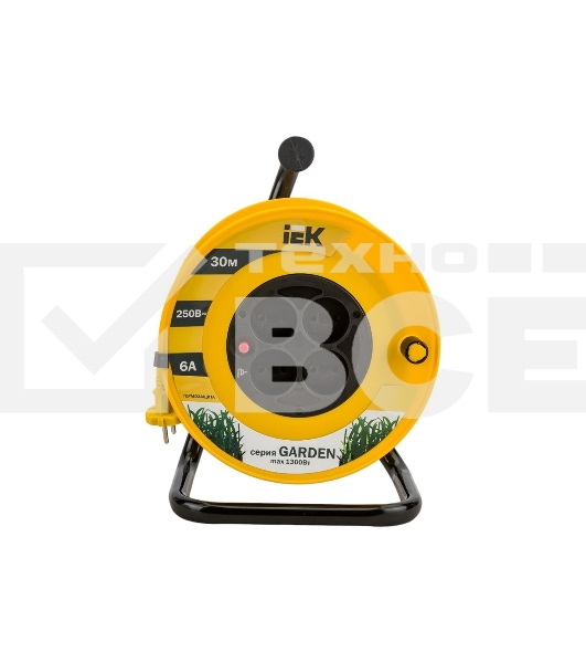Катушка Iek WKP23-06-04-30, УК30 с т/з 4 места 2Р/30м 2х0,75 мм2 