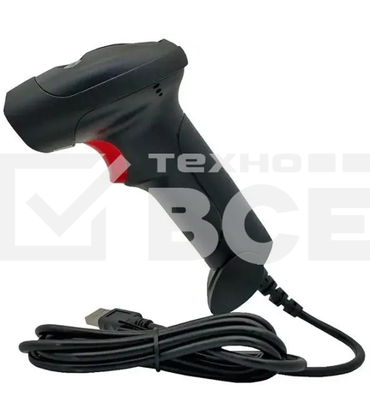 Сканер штрих-кода ручной Meferi MS25C (MS25C-HL5OWWST) 1D/2D, проводной, USB, чёрный