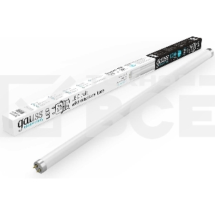 Лампа светодиодная Gauss Elementary T8 10Вт 4000К G13 780лм 600мм стекло поворотная