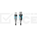 Кабель Vention USB 2.0 AM/BM - 3м. черный VAS-A16-B300, фото2