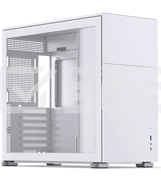 Компьютерный корпус без блока питания Case JONSBO D41 STD, Midi-Tower, TG, no fan, 1xUSB-A 3.2 + 1xUSB-C 3.2, ATX, mATX белый