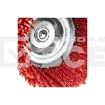 Щетка для дрели Denzel 75 мм, чашка, со шпилькой, нейлоновая щетина, фото7