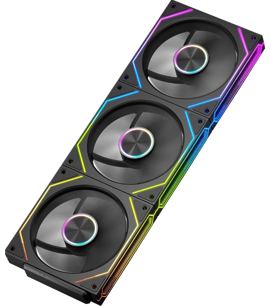 Вентилятор для корпуса PcCooler F3 X120R BK Reverse ARGB 120х120x25 черный 4-pin 28.4дБ (F3 X120R ARGB BK) Ret