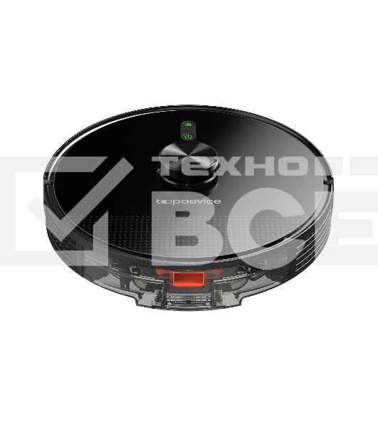 Робот-пылесос TopDevice TDSRC003_BK черный, 40 Вт, 2600 мА·ч Li-Ion, уборка влажная/сухая, пылесборник контейнер 0.4 л