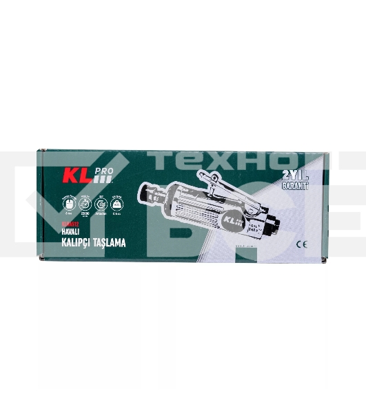 Профессиональная пневматическая прямошлифовальная машина Klpro KLHA512 (цанга 6мм, 2200 об/мин, задний выхлоп)