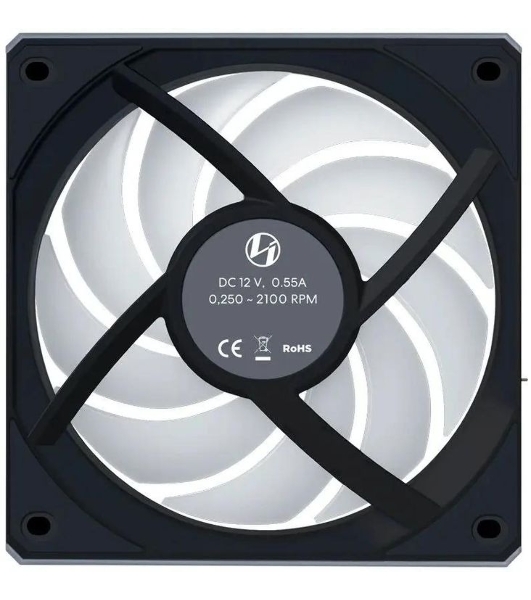 Вентилятор для корпуса Lian-Li Uni Fan CL Wireless 120 Reverse ARGB 124х120x28 черный 4-pin 30.8дБ (G99.12RCL1W1B.R0) Ret