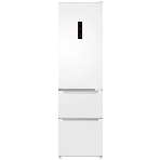 Холодильник Zugel ZRFD200W белый трехкамерный 197/85л морозилка снизу, No Frost, фото 1