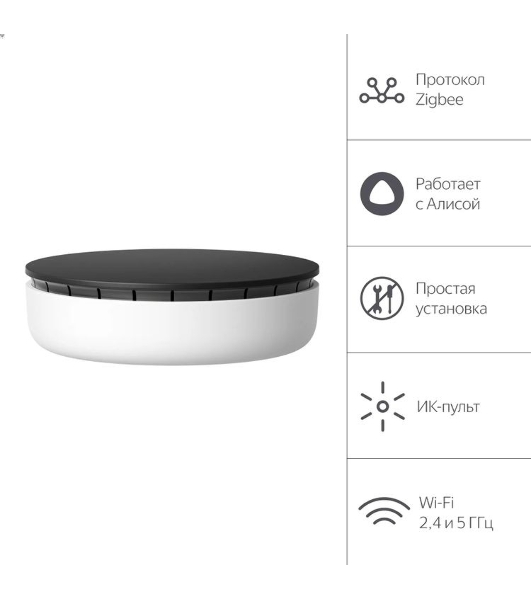 USB-концентратор Яндекс YNDX-00510, Ethernet, USB Type-C, USB