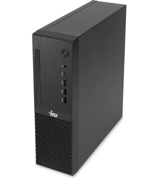 ПК IRU Planio 310H6SFC SFF i3 12100F (3.3) 8Gb SSD256Gb GT610 2Gb Windows 11 Pro GbitEth 350W черный (2153448)