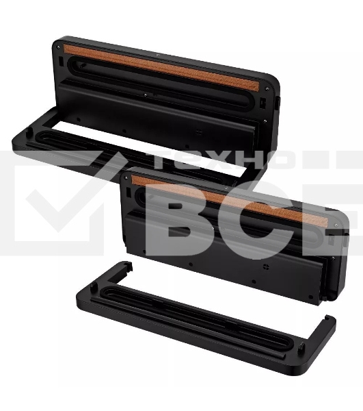 Вакуумный упаковщик Kitfort КТ-1533 110Вт черный/серебристый