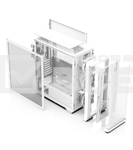 Компьютерный корпус MidiTower Zalman Z10 DUO White (без блока питания) (Zalman Z10 DUO White)