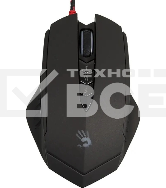 Мышь проводная A4Tech Bloody V8M Max черный, 12000 dpi, USB, кнопки - 10