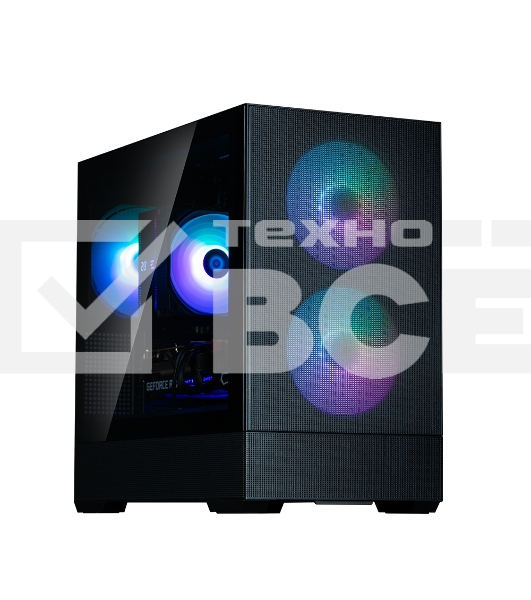 Компьютерный корпус ZALMAN P30 AIR, MATX, BLACK, WINDOW, 2xCombo (3.5'' or 2.5''), 3x2.5