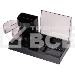 Настольный набор Deli E38254 (16 предметов) пластик, черный, фото4