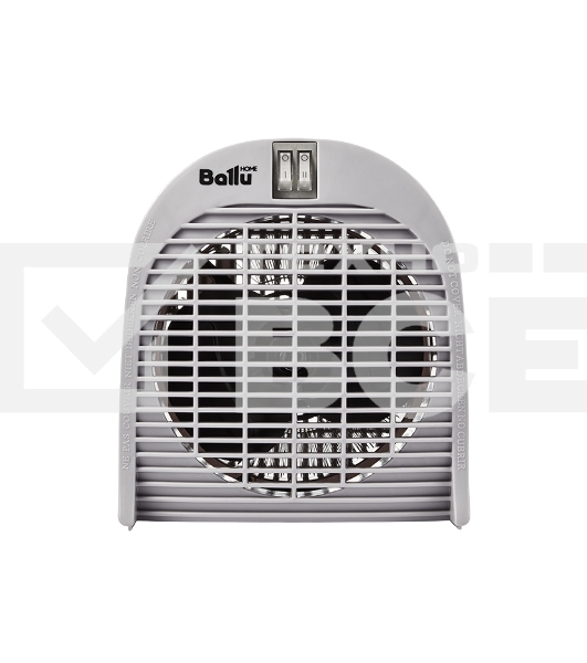 Тепловентилятор Ballu BFH/S-04 серый, 2000 Вт, 25 м2, термостат