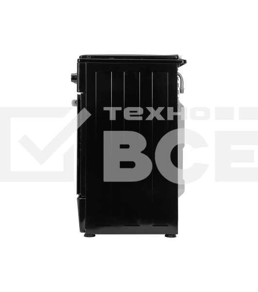 Плита газовая Kraft KF-FSK5301GBL черный, конфорок 4 газовых, духовка 58 л, 50 см x 85.5 см x 55.6 см