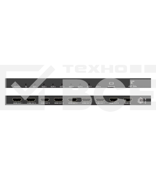 Усилитель - распределитель Infobit iSwitch 108 1х8 HDMI 4K60