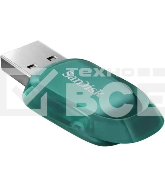 Флешка USB 256 Gb SanDisk CZ96 Ultra Eco, USB 3.2 зеленый