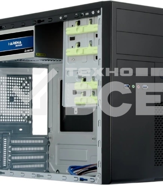 Компьютерный корпус CHIEFTEC MESH XT-01B-OP без БП, черный, mATX