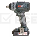 Профессиональный бесщеточный гайковерт аккумуляторный KLPRO KLSS18B-20 (18В, Li-ion-2шт, 2.0А·ч, 250Нм, 2 скорости, подсветка,З/У,в кейсе), фото2