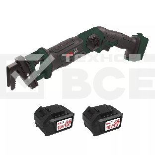 Профессиональная сабельная аккумуляторная пила KLPRO KLBTK18-50 (18В, Li-ion-2шт 5,0А·ч, ЗУ 4,5А 2200об/мин)