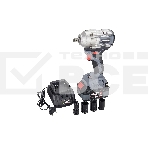 Аккумуляторный гайковерт бесщеточный ударный ProfiPower T-500N (Li-ion-1шт, 4.0А·ч, 500Нм, ударная головка 17/19/21мм, З/У, в кейсе), фото3