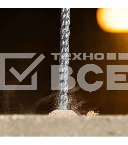 Бур по бетону Denzel цельная крестовая пластина, 6x265 мм, SDS PLUS