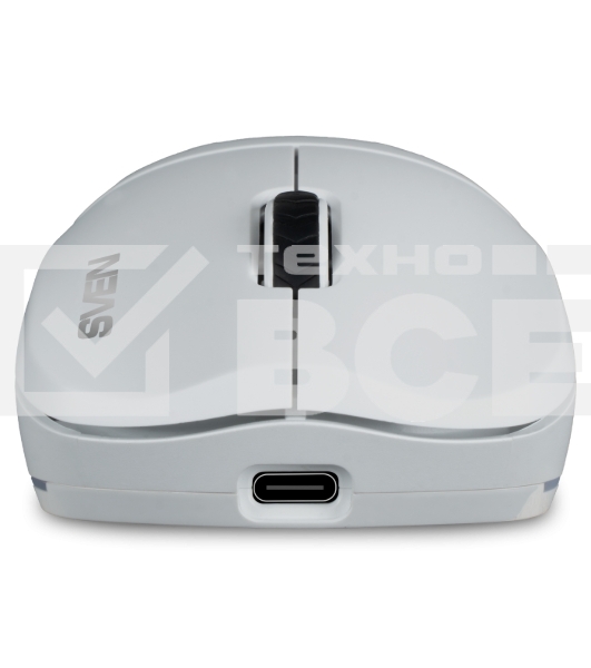 Мышь беспроводная SVEN RX-G980W белая (6+1кл. 50-26000 DPI, ПО, RGB-подсветка, игров. упак)
