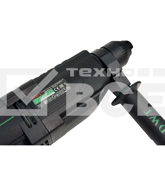 Перфоратор сетевой DWT SBHP08-26 BMC /800 Вт/3.7 Дж/до 5530 уд.в мин/до 1350 об.в мин/SDS-Plus/морозостойкий кабель/кейс/черный (SBHP08-26 BMC)