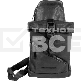 Рюкзак слинг Piquadro Harper CA6784AP/N черный кожа