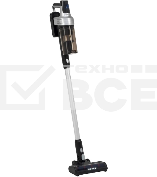 Пылесос вертикальный Vitek VT-CLS01LIGHT темно-серый/серебристый, питание от аккумулятора, 250 Вт, уборка сухая, пылесборник 0.55 л
