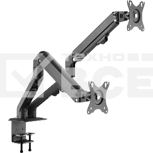 Кронштейн для мониторов Ultramounts UM729 черный 17'-27' макс.7кг крепление к столешнице поворот и наклон