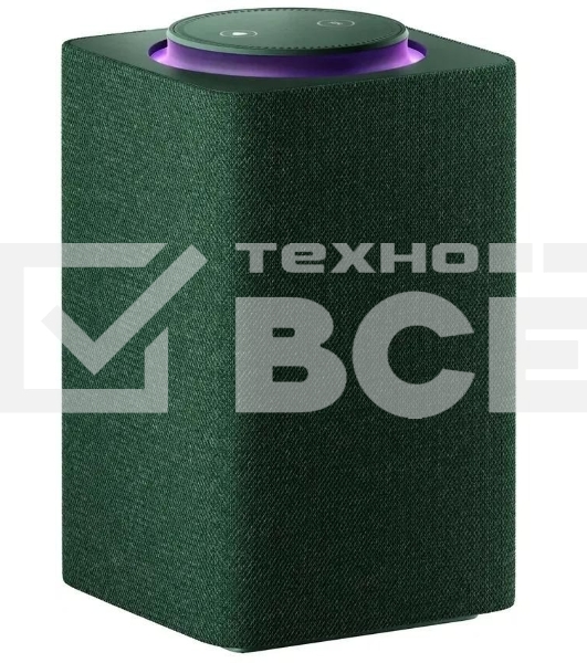 Умная колонка Яндекс Станция Макс, 65Вт, с экраном, 1 динамик, часы, Алиса, Wi-Fi, Bluetooth 5.0, Zigbee, зеленый