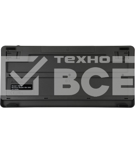 Клавиатура беспроводная A4Tech Fstyler FBK11, USB, Bluetooth/Радиоканал, черный/серый