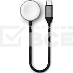 Кабель зарядный Satechi USB-C Magnetic Fast-Charging Cable для Apple Watch, серый космос, фото3