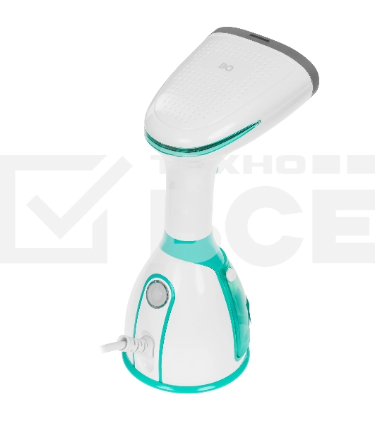 Отпариватель BQ SG1005H белый/бирюзовый, 1500 Вт, 25 г/мин, 280 мл