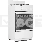 Плита комбинированная Flama CK 2202 W белый, конфорок 2 шт, духовка 30 л, 50 см x 85 см x 38 см, фото2