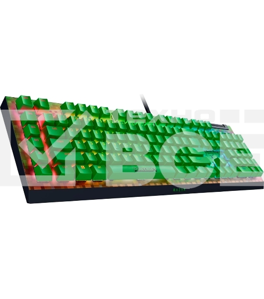 Клавиатура Razer BlackWidow V4 X Green Switch Minecraft Edition проводная, USB Type-A, зеленый