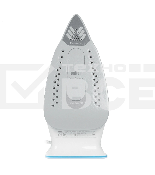 Утюг Braun SI3053BL голубой/белый, 2400 Вт, 45 г/мин, 170 г/мин, 270 мл