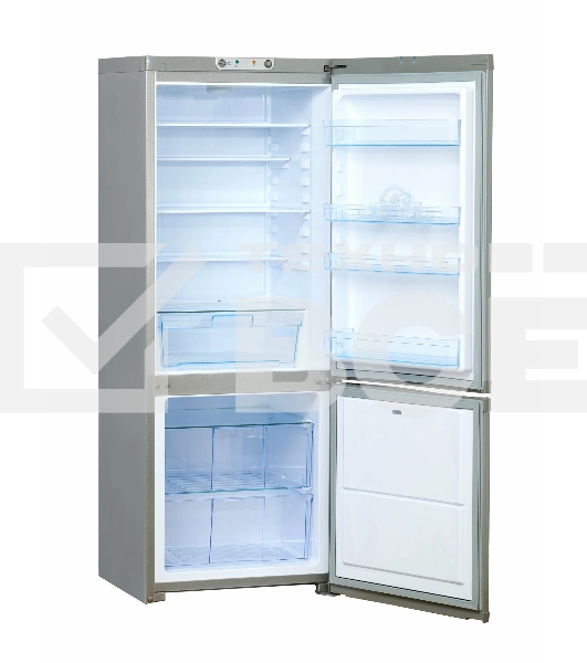 Холодильник DON R-280 MI металлик искристый двухкамерный 200/90л морозилка снизу