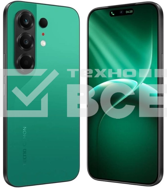 Смартфон Tecno Camon 50 12/256Gb малахитовый зеленый