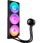 Система жидкостного охлаждения для ПК/ Water Cooling System NZXT Kraken Plus 360 RGB V2 (260W, 360mm, LED temp., Black, RGB/ Fans: 3x120mm, 75.05CFM, 31.9dBA, 2400RPM/ Pump height 55.97mm, 2800RPM, Rad thickness 27mm/ S: 1851, 1700, 1200, 115X, AM5, AM4), фото6