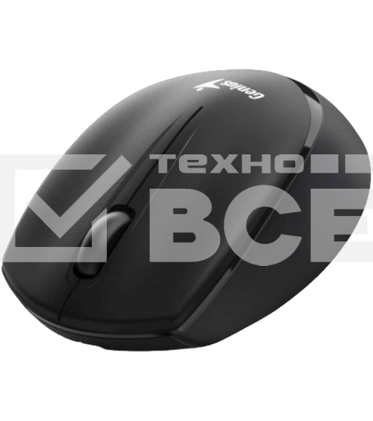 Мышь беспроводная Genius NX-7009 черный, 1200 dpi, радиоканал, USB, кнопки - 3