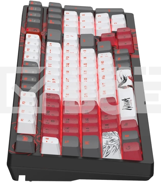 Клавиатура A4Tech Bloody S98 Naraka BLMS Plus проводная, USB Type-A, чёрный/красный