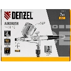 Аэрограф с верхним бачком AB1, 0.2/0.3/0.5 мм, 7 мл, 9 л/мин  Denzel, фото12