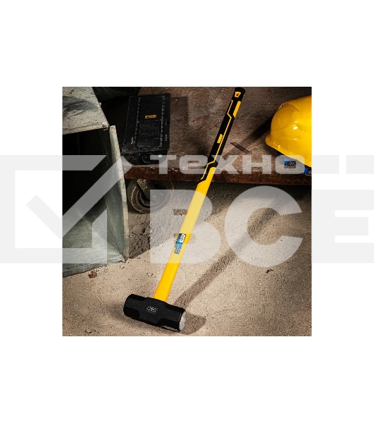 Кувалда Deli DL6914 5400гр Рукоятка из высокопрочного стекловолокна