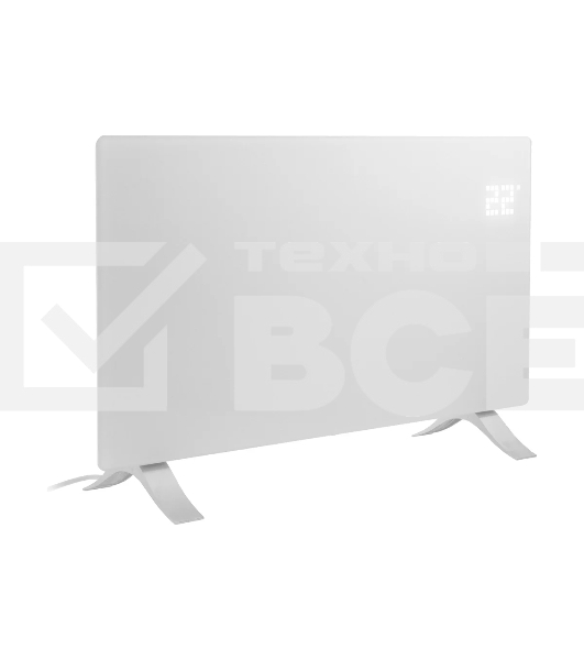 Конвектор Denzel OptiPrime-2000 белый, 2000 Вт, 25 м2, термостат, дисплей, WiFi